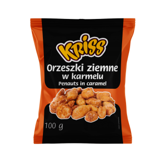 KRISS ORZESZKI ZIEMNE W KARMELU 100 G