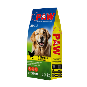 KARMA SUCHA DLA PSÓW Z DROBIEM 10 KG