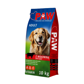 KARMA SUCHA DLA PSÓW Z WOŁOWINĄ 10 KG