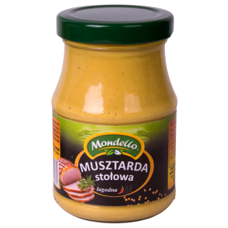 MONDELLO MUSZTARDA  STOŁOWA 190 G